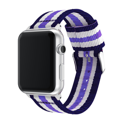 Gems &amp;amp; Stones Nylon Watch Band For Apple Watch Band Series 5 4 3 2 1 Sport Strap 42mm 44mm 38mm 40mm Strap For Watch Band